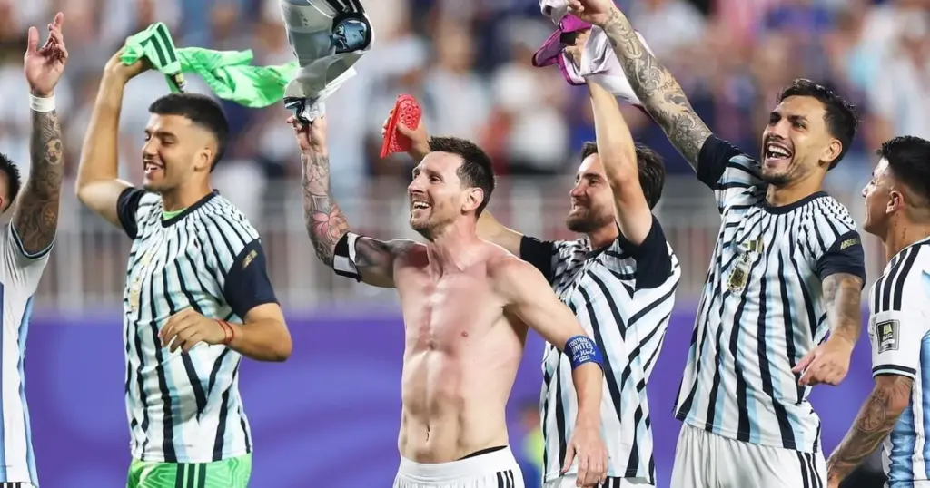 Argentina lead Switzerland in World Cup quarter-final