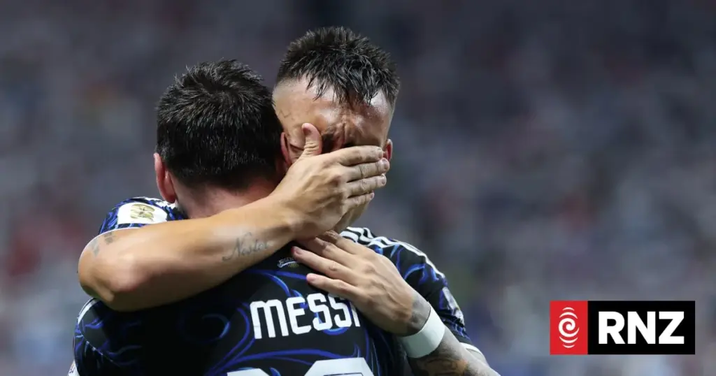 Lionel Messi's Argentina beat England 2-1 to reach World Cup final